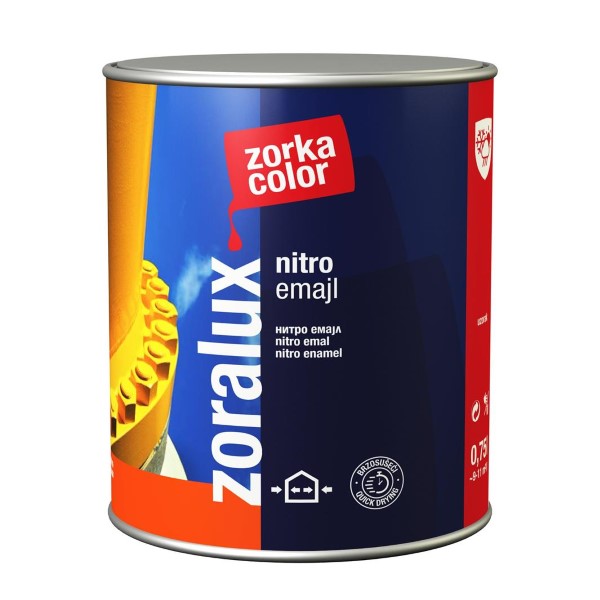 Zoralux nitro emajl lak 0,75l oker 4325