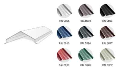 ŠLJEMENJAK ZA LIM TR 10/100 3m zeleni RAL6028