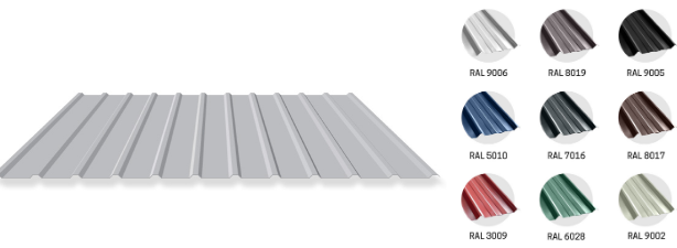 LIM TR T10/100 1100X2000 plast.crveni RAL3009