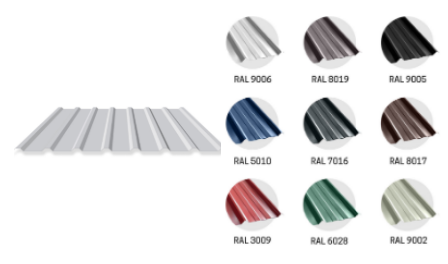 LIM TR T18/130 1050X2000 plas.crveni RAL3009