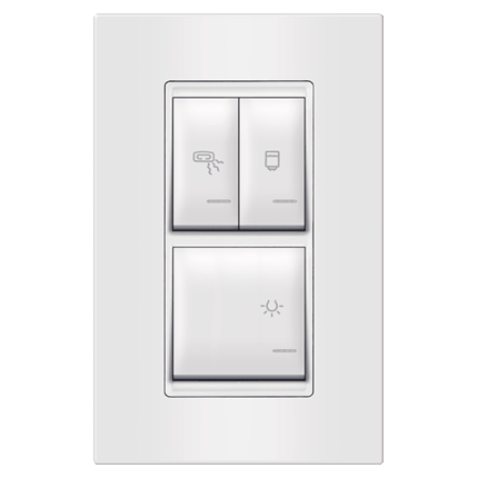 72323.00 SET SKL.ZA KUP. 3X16A UN.VERT. BIJ.