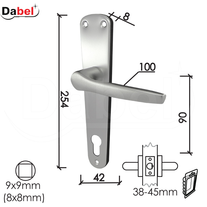 KVAKA ŠILD ZA VR. DOLČE-S F1 90/42/205/8/100/8/9 BPDQ cil.