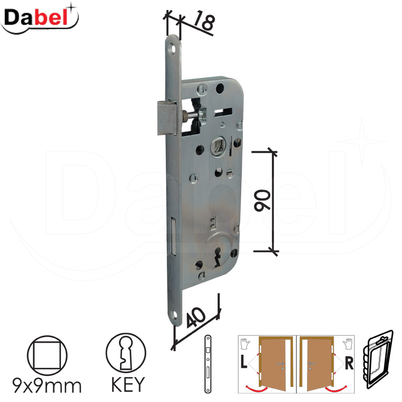 BRAVA ZA DRVENA VR. B2005 ZNB 40/90/18/9 DBP1 1ključ