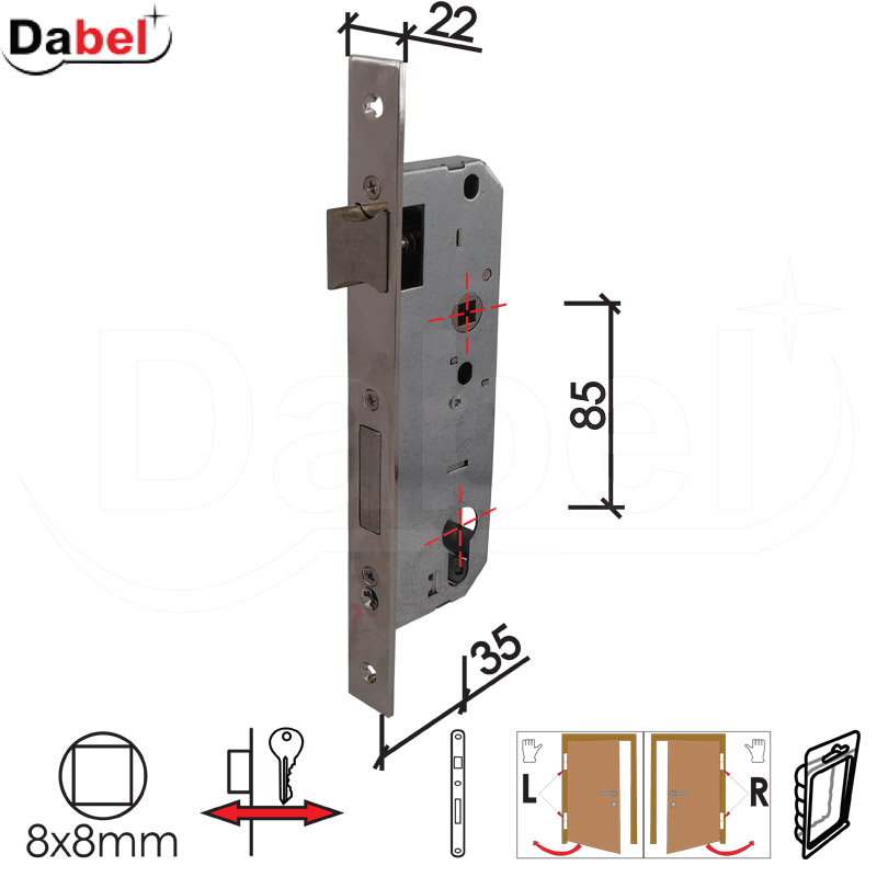 BRAVA ZA ALU VR. B2025 C NIKL 35/85/22/8 3step. DBP1