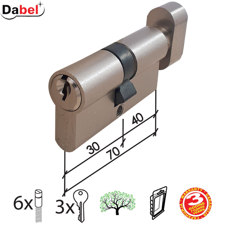 CILINDAR SA DUGM. CL2036K NIKL 40-30 DBP1 3klj.