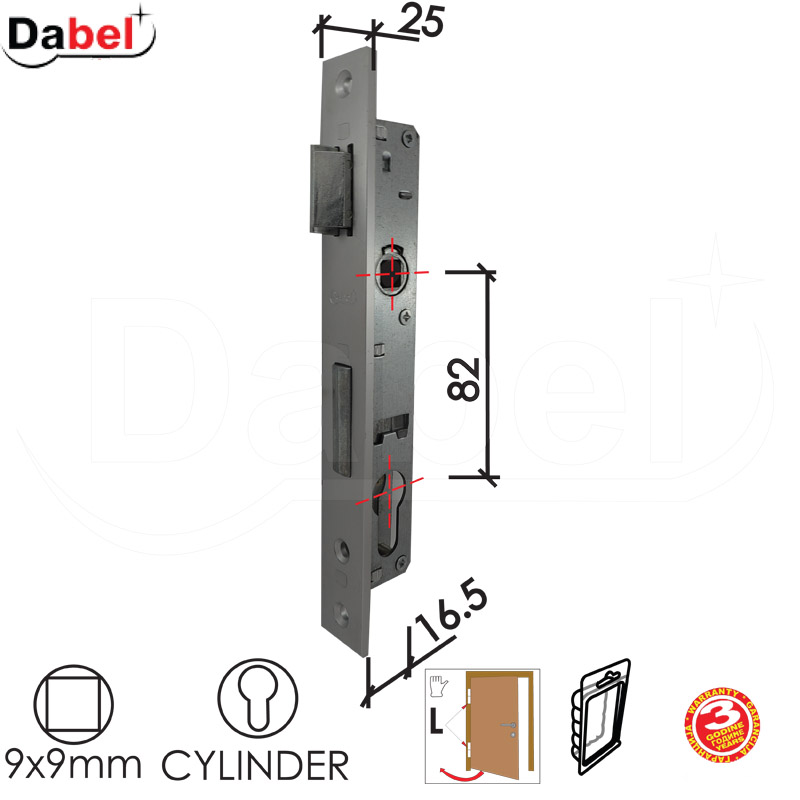 BRAVA ZA METALNA VR. B2033 C SILVER 16.5/82/25/9 DBP1 lijeva