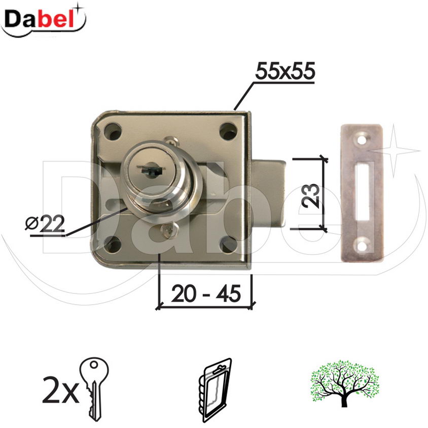 BRAVICA ZA DRVO 2100 HR fi22/55/55/23/20-45 DSP 2klj