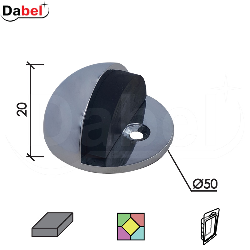ODBOJNIK ZA VRATA PODNI OD407 Hr fi50x20 DBP1 3339001