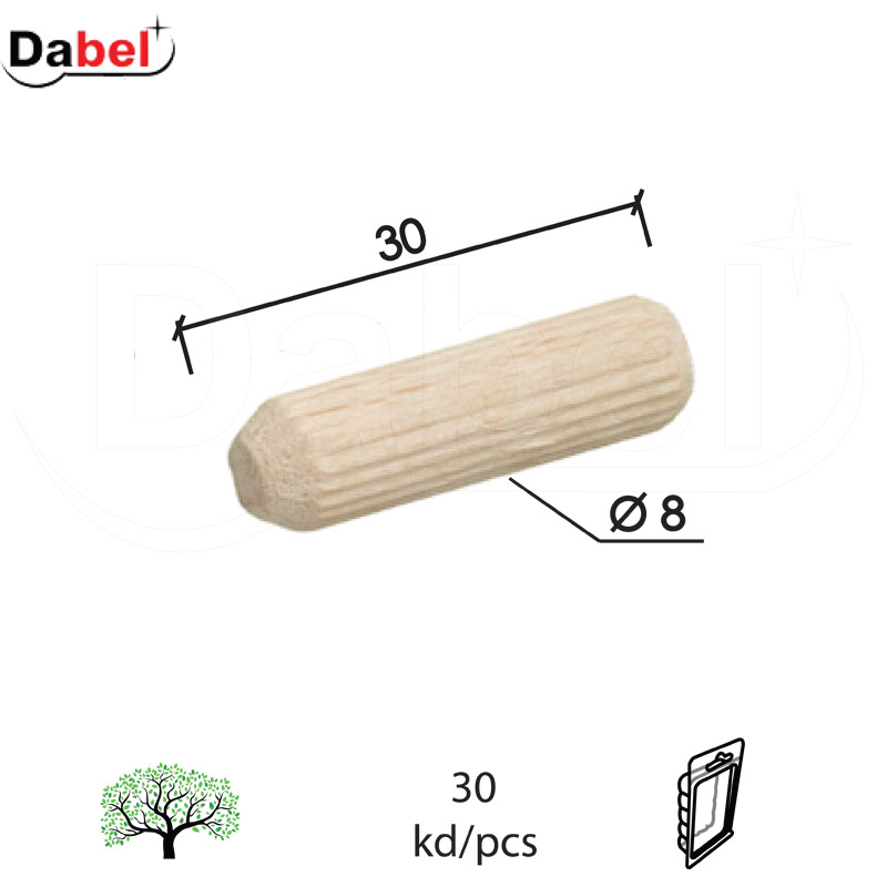 TIPL DRVENI TD1 fi8x30mm 30/1