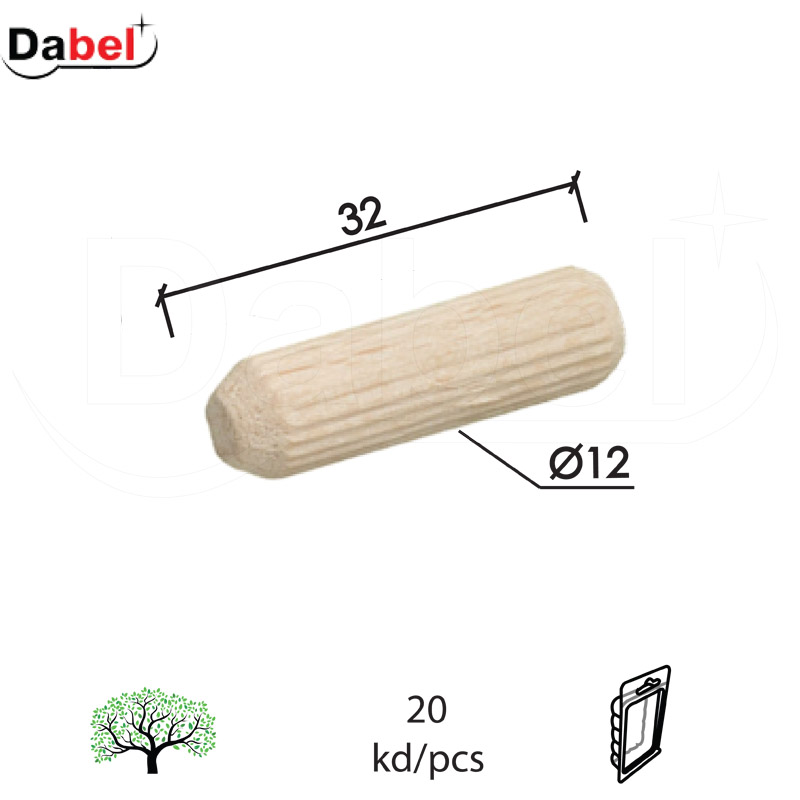 TIPL DRVENI fi12x32mm 20/1