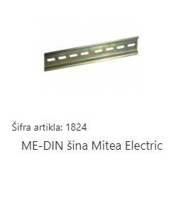 ŠINA ZA OSIGURAÈE 35mm L1m vineks