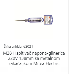 ISPITIVAÈ NAPONA M281 140mm mitea