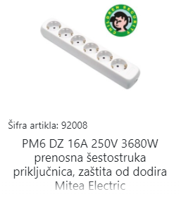PODSKLOP 6 MJESTA mitea