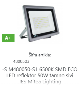 REFLEKTOR 50W M480050 L SIVI mitea