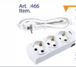 KABAL PRODUZNI 3X1.5 3M BIJELI Elid